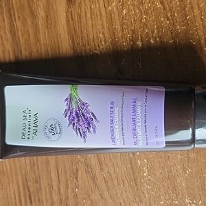 New AHAVA Dead Sea Essentials Lavender Salt Scrub - Sealed 7.5 Fl Oz